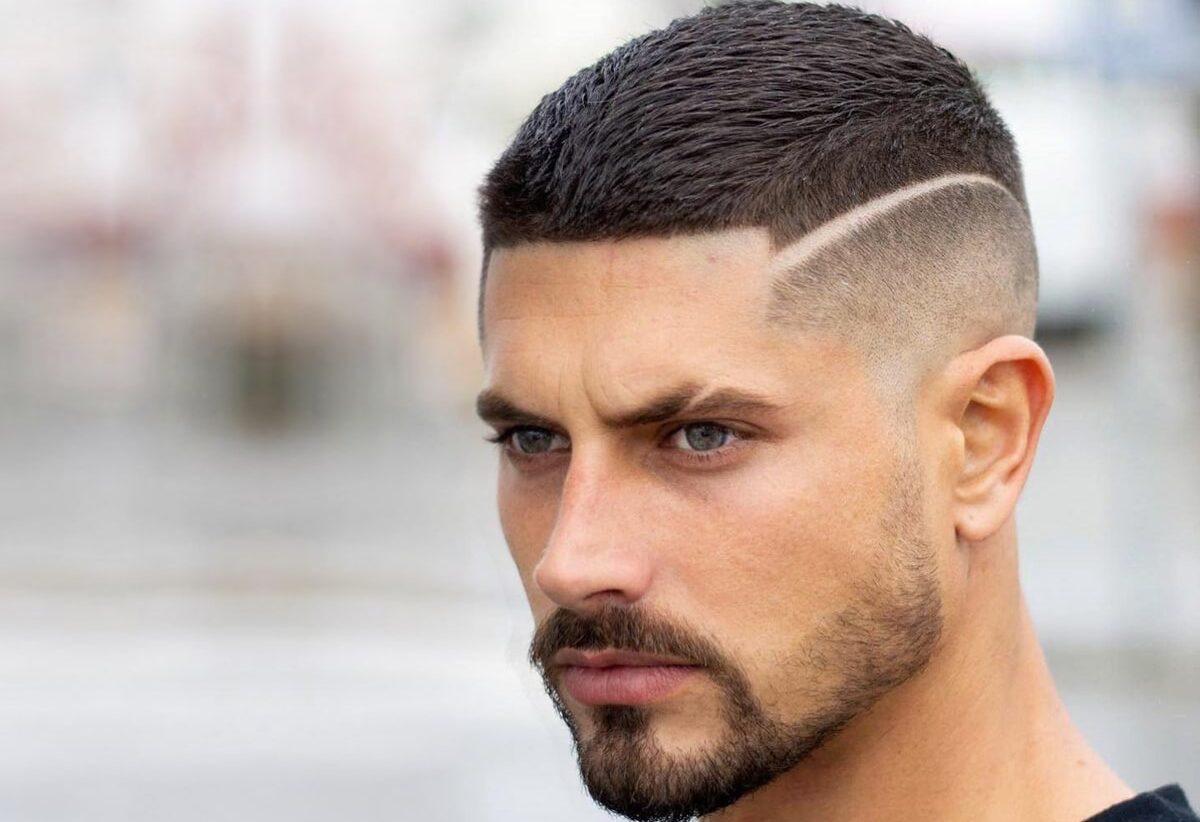 Buzz Cut com Risco